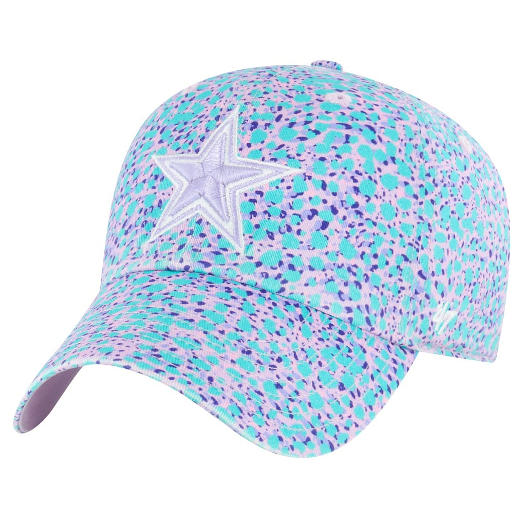 Dallas Cowboys '47 Girls Youth Cosmic Burst Clean Up Adjustable Hat Blue