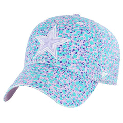 Dallas Cowboys '47 Girls Youth Cosmic Burst Clean Up Adjustable Hat Blue