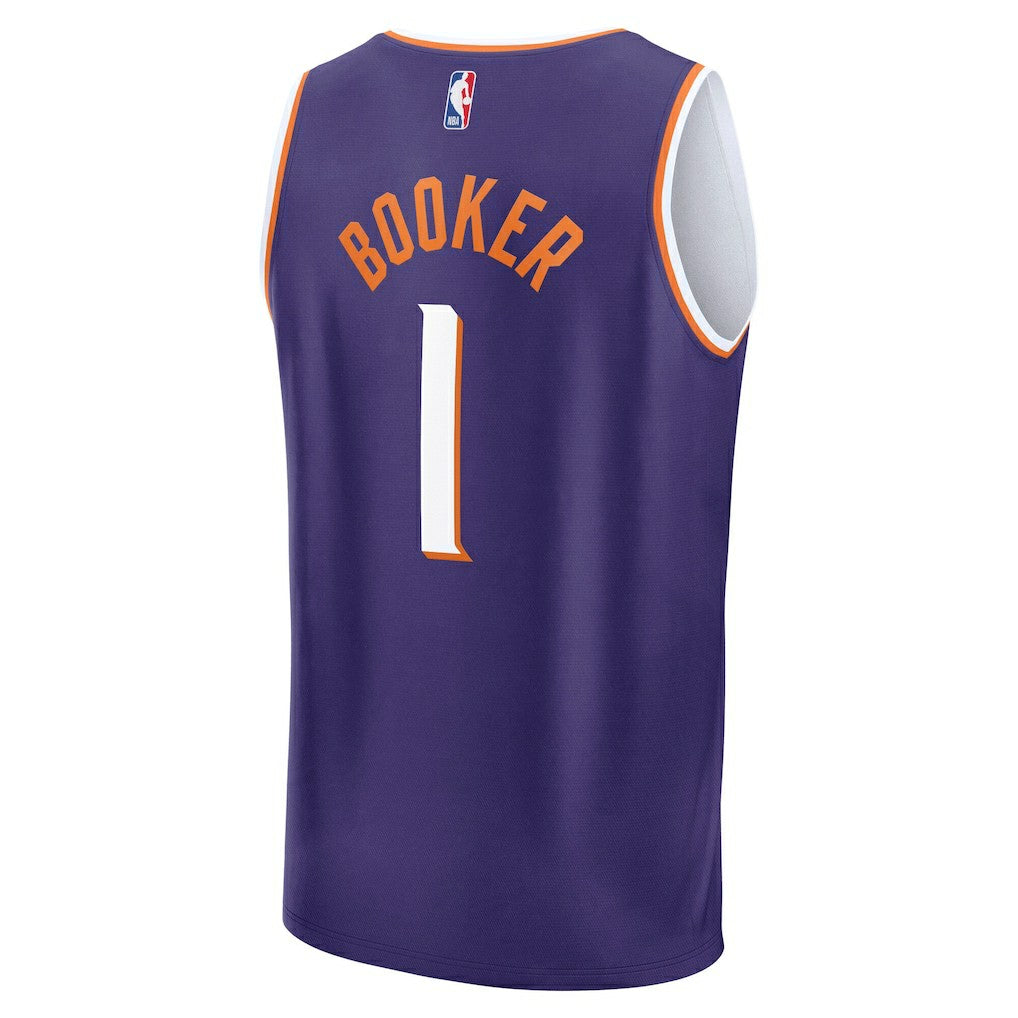Devin Booker Phoenix Suns Youth Fast Break Player Jersey Icon Editi- Purple