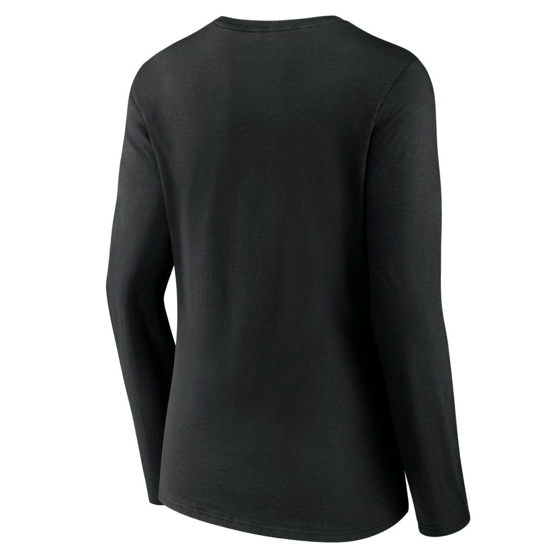 Detroit Lions Women's Victory Script V-Neck Long Sleeve T-Shirt Black