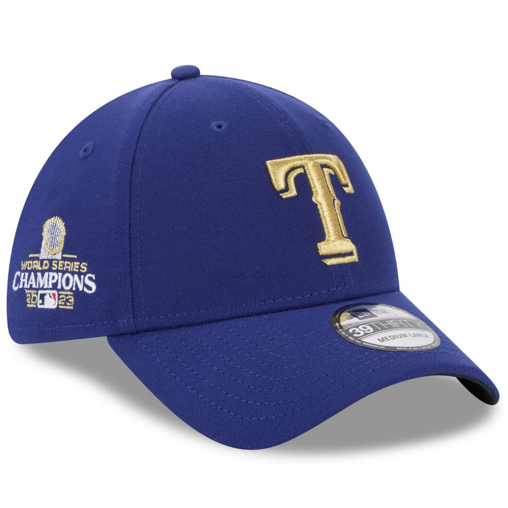 Texas Rangers New Era 2024 Gold Collection 39THIRTY Flex Hat - Royal Hats