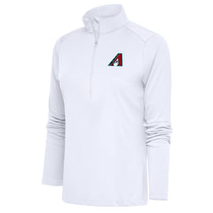 Arizona Diamondbacks Antigua Women's  Tribute Half-Zip Pullover Top – White Pullover