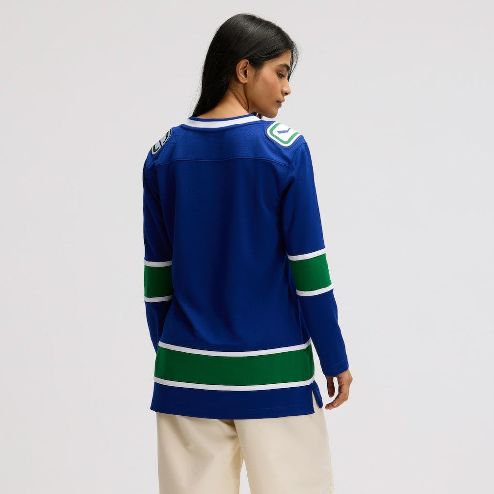NHL Vancouver Canucks Fanatics Women's Premier Breakaway Jersey - Blue