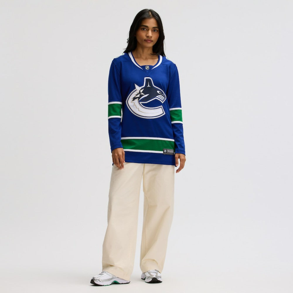 NHL Vancouver Canucks Fanatics Women's Premier Breakaway Jersey - Blue