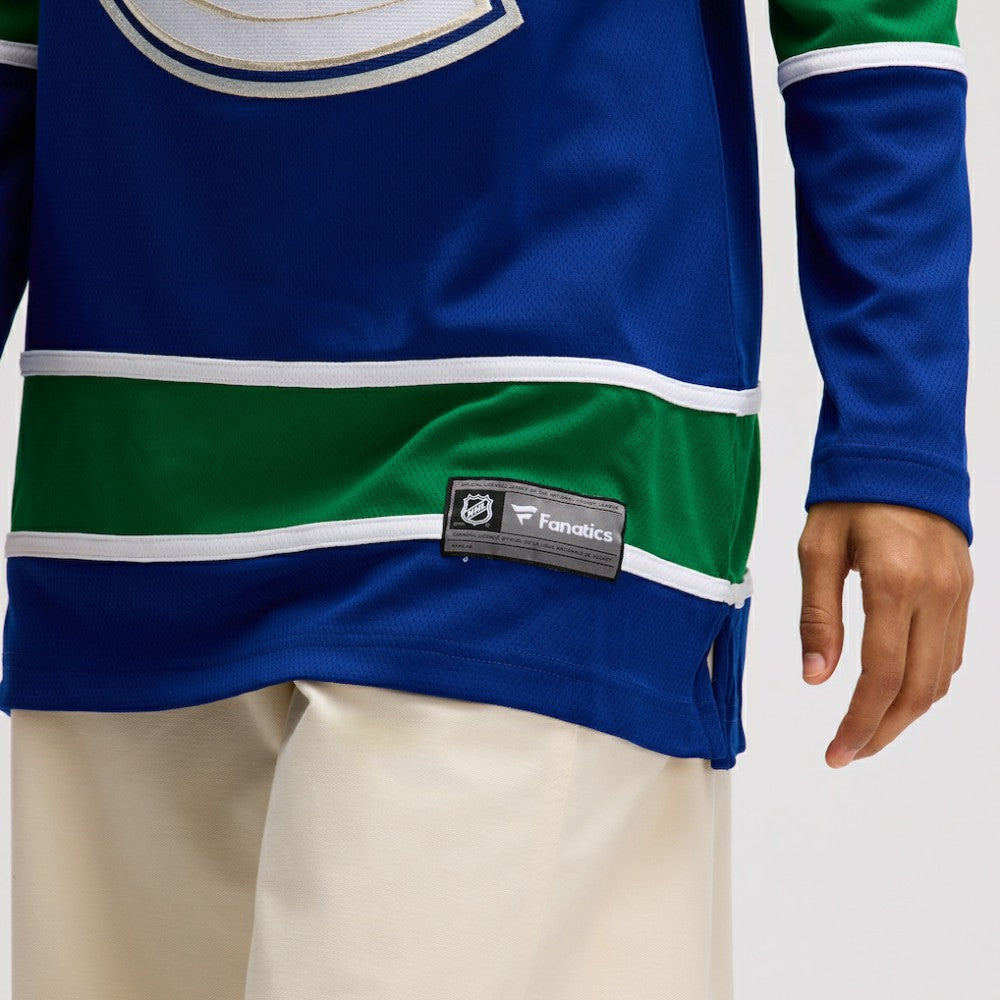 NHL Vancouver Canucks Fanatics Women's Premier Breakaway Jersey - Blue