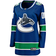 NHL,Custom Vancouver Canucks Fanatics Women's Breakaway Custom Jersey - Blue