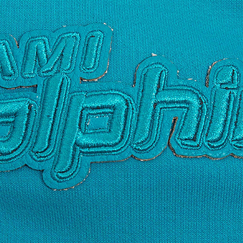 Miami Dolphins Pro Standard Triple Tonal Full-Zip Hoodie Aqua
