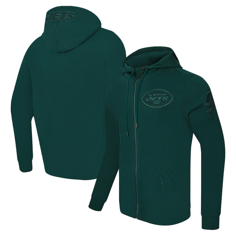 New York Jets Pro Standard Triple Tonal Full-Zip Hoodie Green