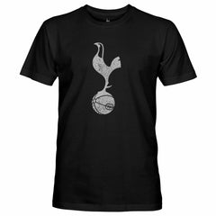 Tottenham Hotspur 1863FC Mono Crest Slub T-Shirt Black