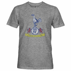 Tottenham Hotspur 1863FC Retro Crest Twisted Tri-Blend Slub T-Shirt Heather Gray