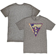 Club America 1863FC Retro Crest Twisted Tri-Blend Slub T-Shirt Heather Gray