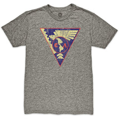 Club America 1863FC Retro Crest Twisted Tri-Blend Slub T-Shirt Heather Gray