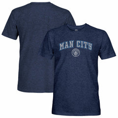 Manchester City 1863FC Wordmark Twisted Tri-Blend Slub T-Shirt Heather Navy shop