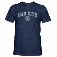 Manchester City 1863FC Wordmark Twisted Tri-Blend Slub T-Shirt Heather Navy shop