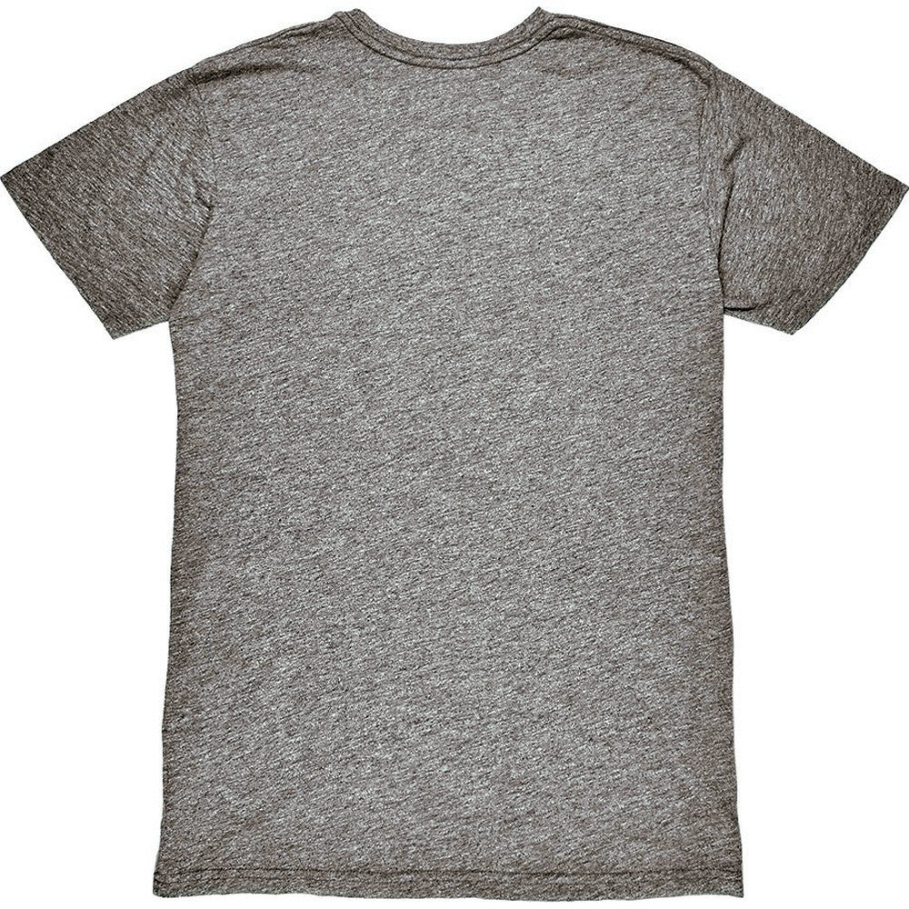 Barcelona 1863FC Retro Vibes Twisted Tri-Blend Slub T-Shirt Heather Gray