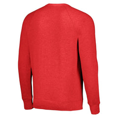 Miami Heat Homage Unisex Holiday Raglan Pullover Sweatshirt Red
