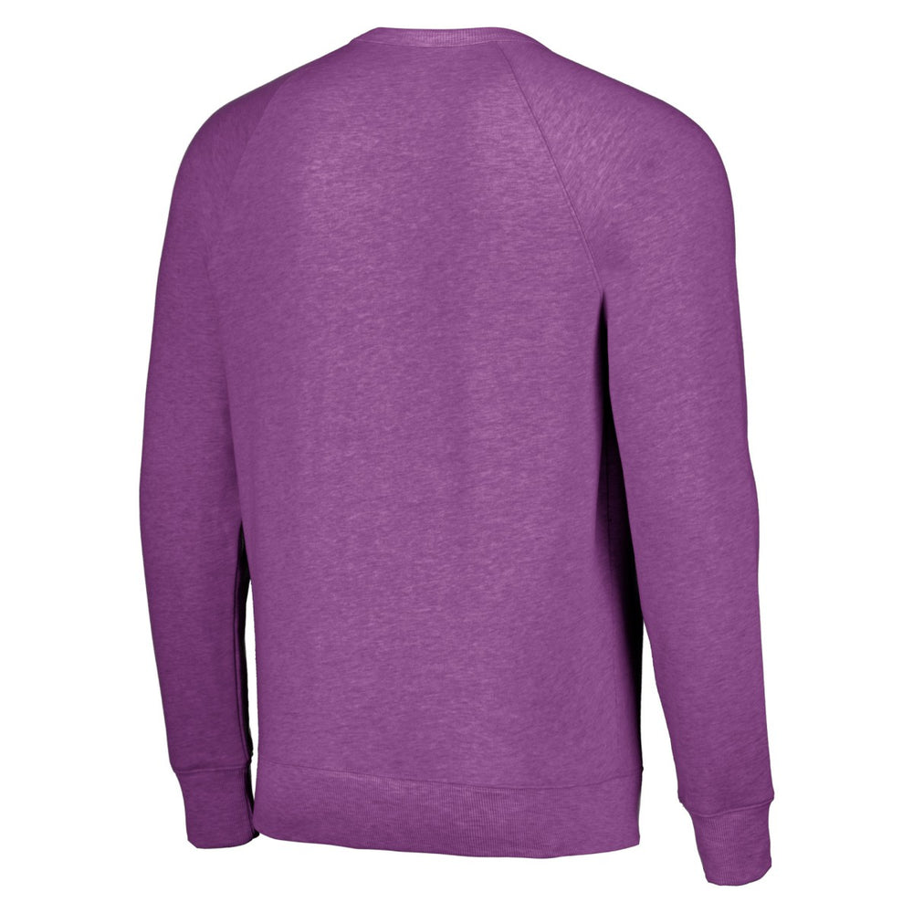 Phoenix Suns Homage Unisex Holiday Tri-Blend Raglan Pullover Sweatshirt Purple