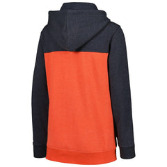 Houston Astros New Era Women's Color Block Full-Zip Hoodie Jacket - Navy Jackets