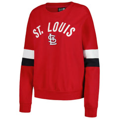 St. Louis Cardinals New Era Women's Game Day Crew Pullover Sweatshirt - Red Pullover