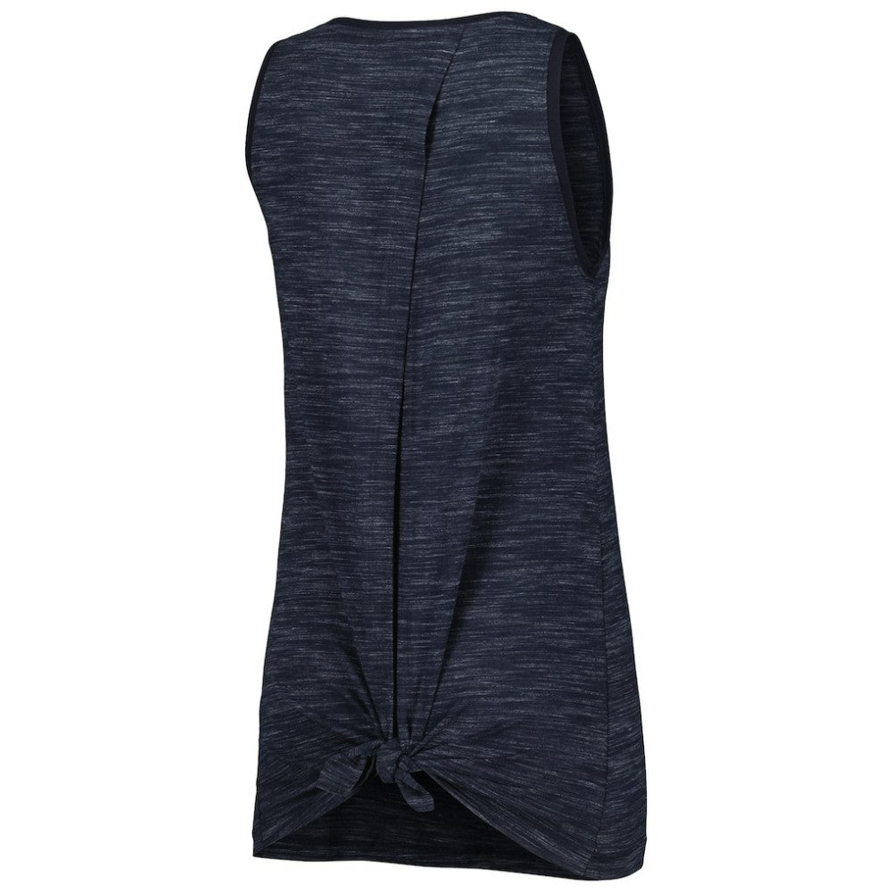 Atlanta Braves New Era Women's Space-Dye Active Tank Top - Navy Tanks