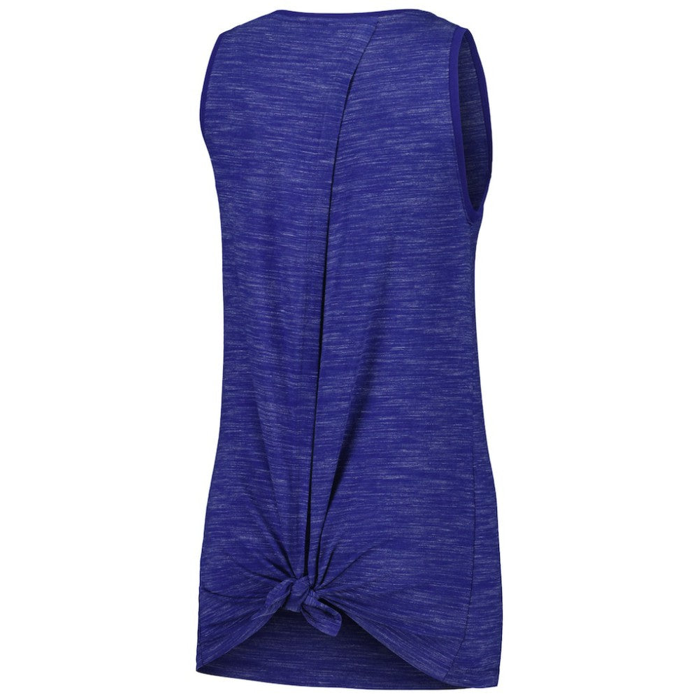 Los Angeles Dodgers New Era Women's Space-Dye Active Tank Top - Royal Tanks