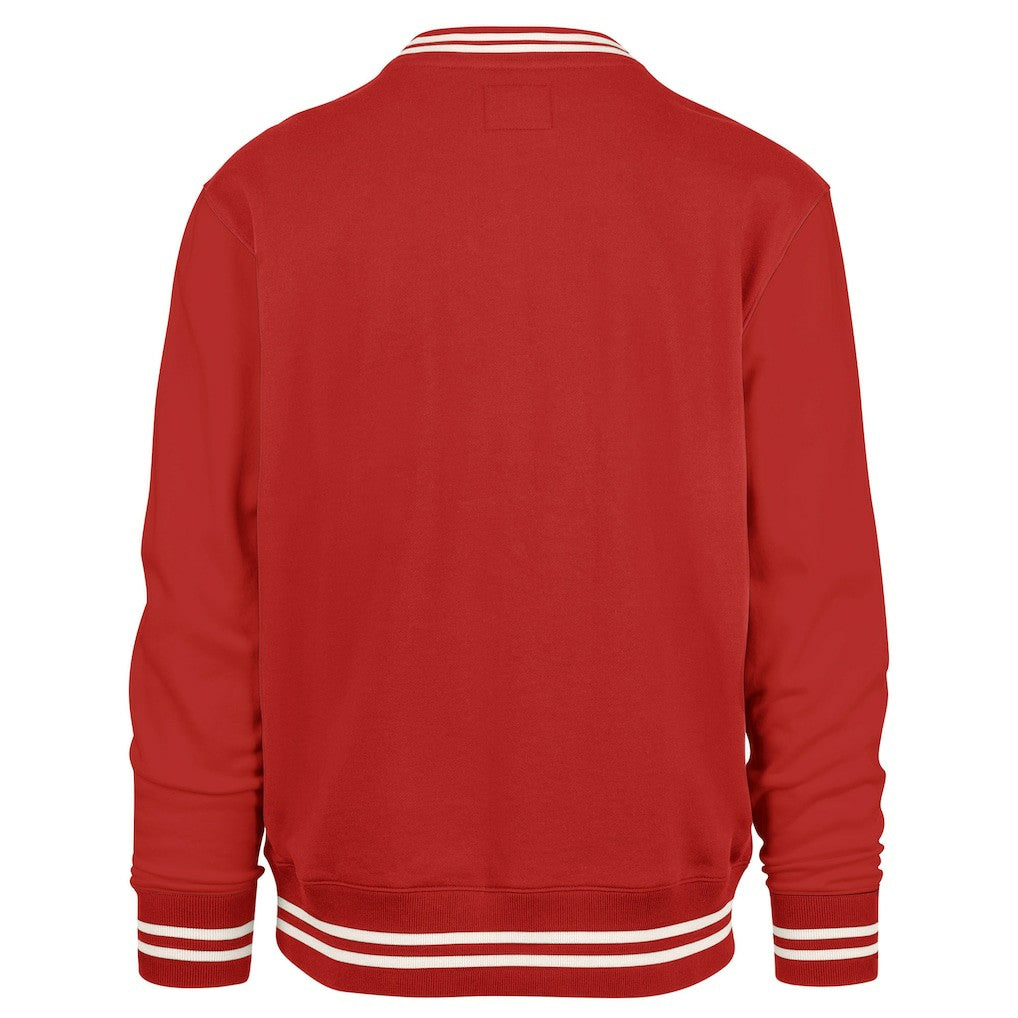 Atlanta Falcons '47 Sundays Clubhouse View Sierra Fleece Pullover Sweatshirt Red