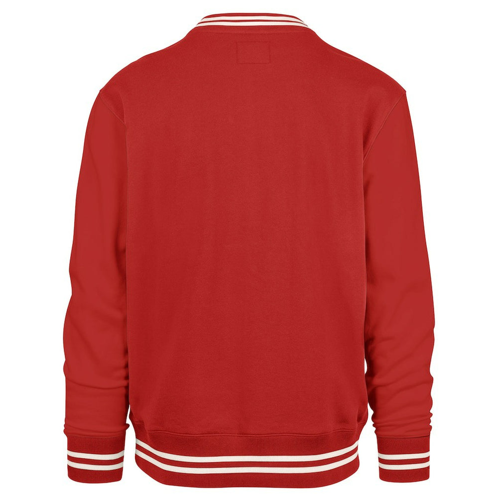 Atlanta Falcons '47 Sundays Clubhouse View Sierra Fleece Pullover Sweatshirt Red