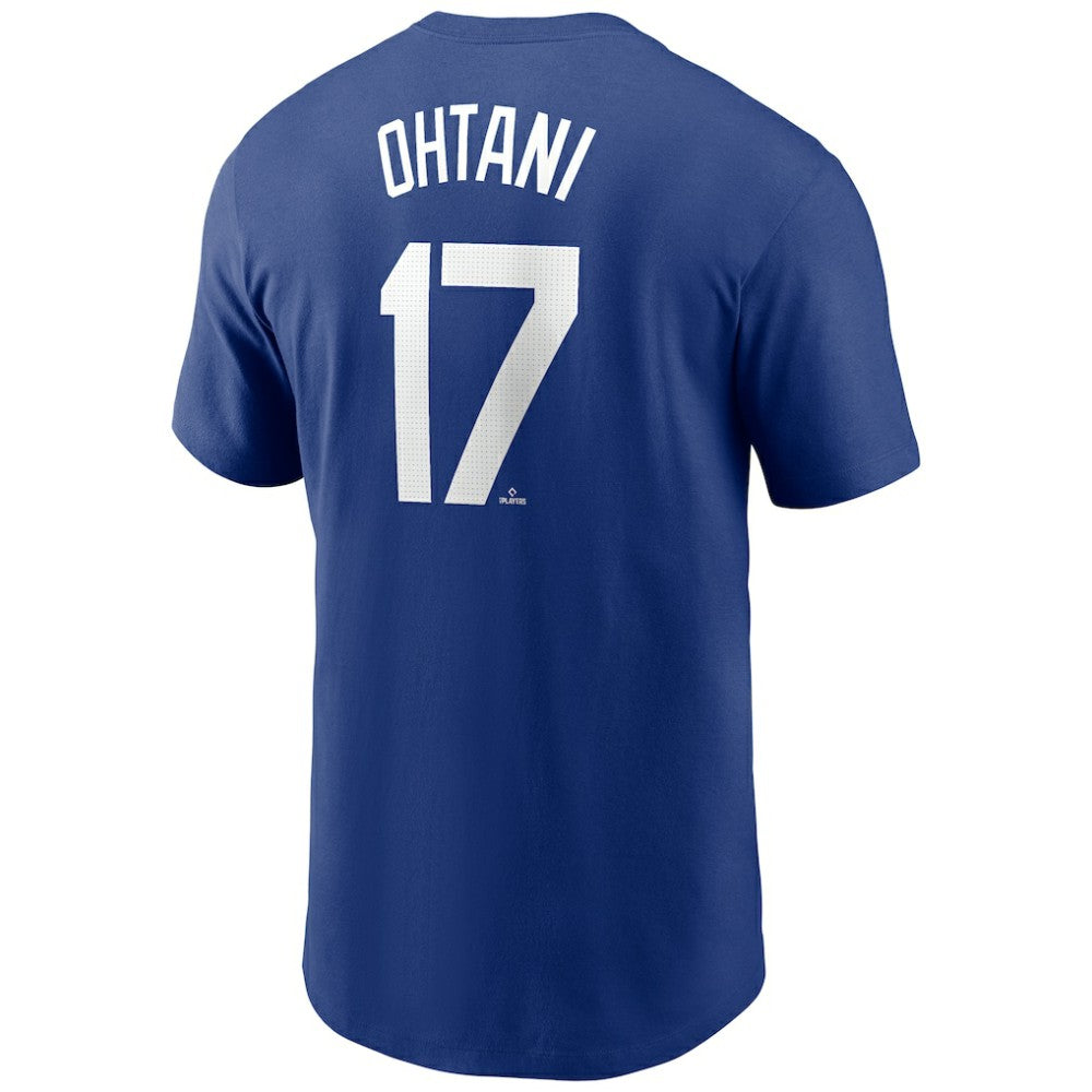 Shohei Ohtani Los Angeles Dodgers Nike 2024 Fuse Name & Number T-Shirt – Royal T-shirts