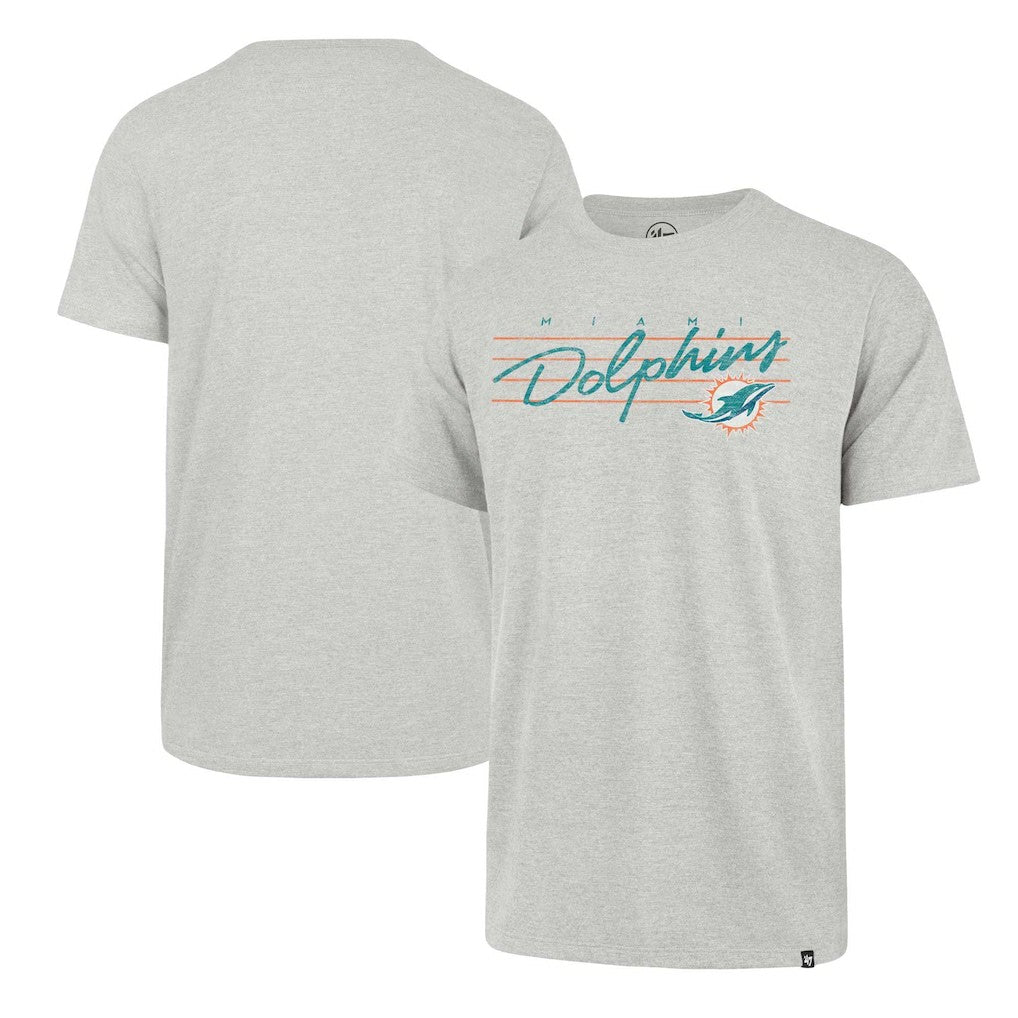 Miami Dolphins '47 Downburst Franklin T-Shirt Gray