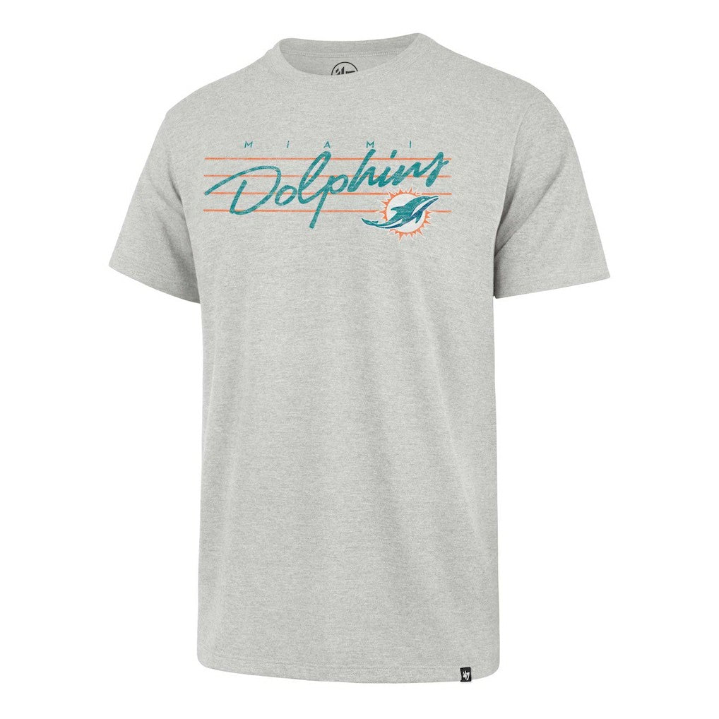 Miami Dolphins '47 Downburst Franklin T-Shirt Gray