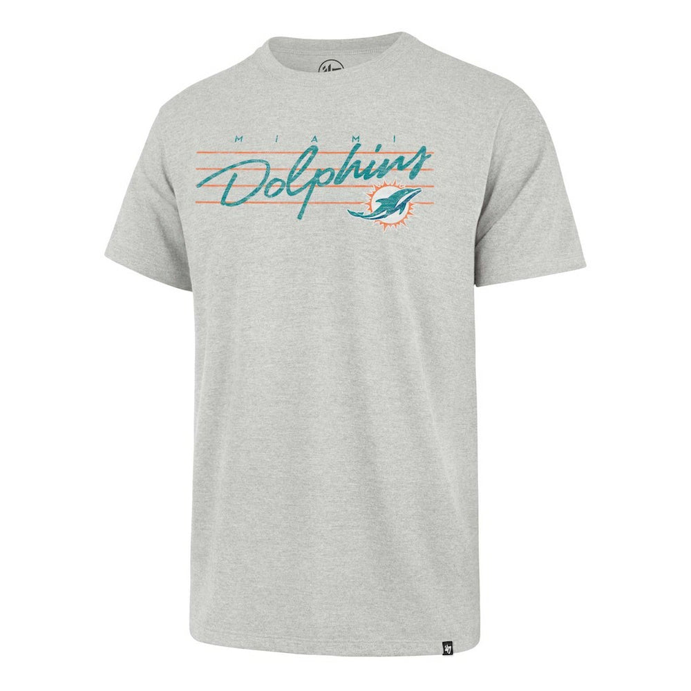 Miami Dolphins '47 Downburst Franklin T-Shirt Gray