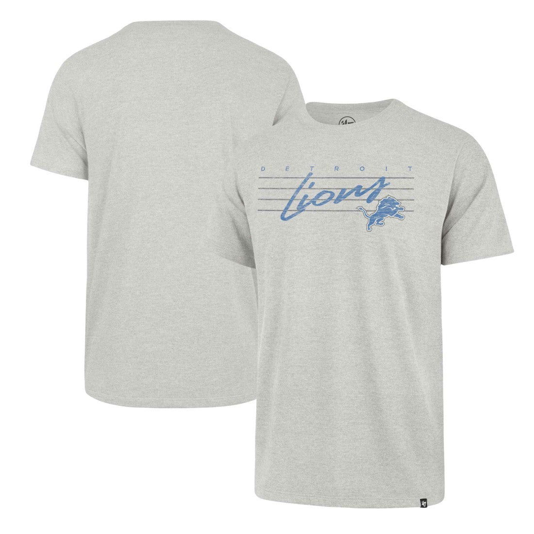 Detroit Lions '47 Downburst Franklin T-Shirt Gray