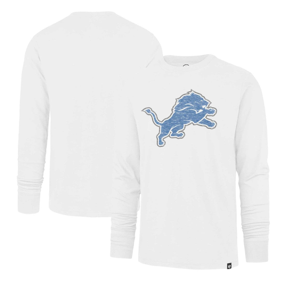 Detroit Lions '47 Premier Franklin Long Sleeve T-Shirt White