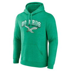 Philadelphia Eagles Gridiron Classics Go Birds Vintage Arch Pullover Hoodie Kelly Green