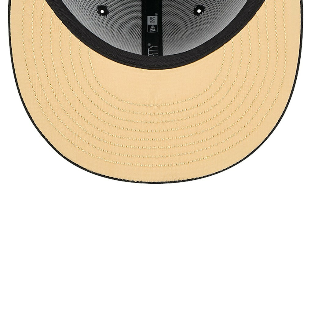 Philadelphia 76ers 59FIFTY Day Allover Print Stencil Fitted Hat Black