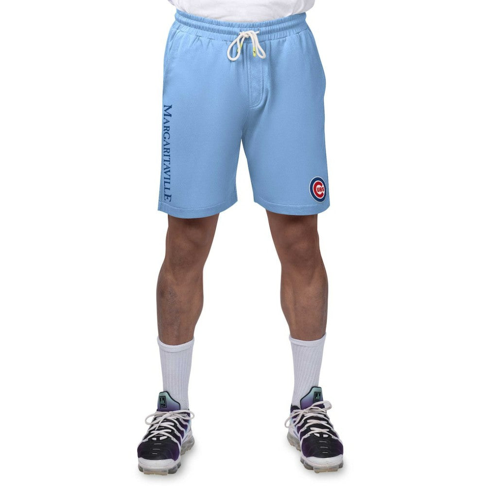 Chicago Cubs Margaritaville Peached French Terry Shorts - Light Blue Shorts