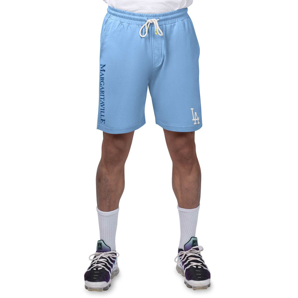 Los Angeles Dodgers Margaritaville Peached French Terry Shorts - Light Blue Shorts