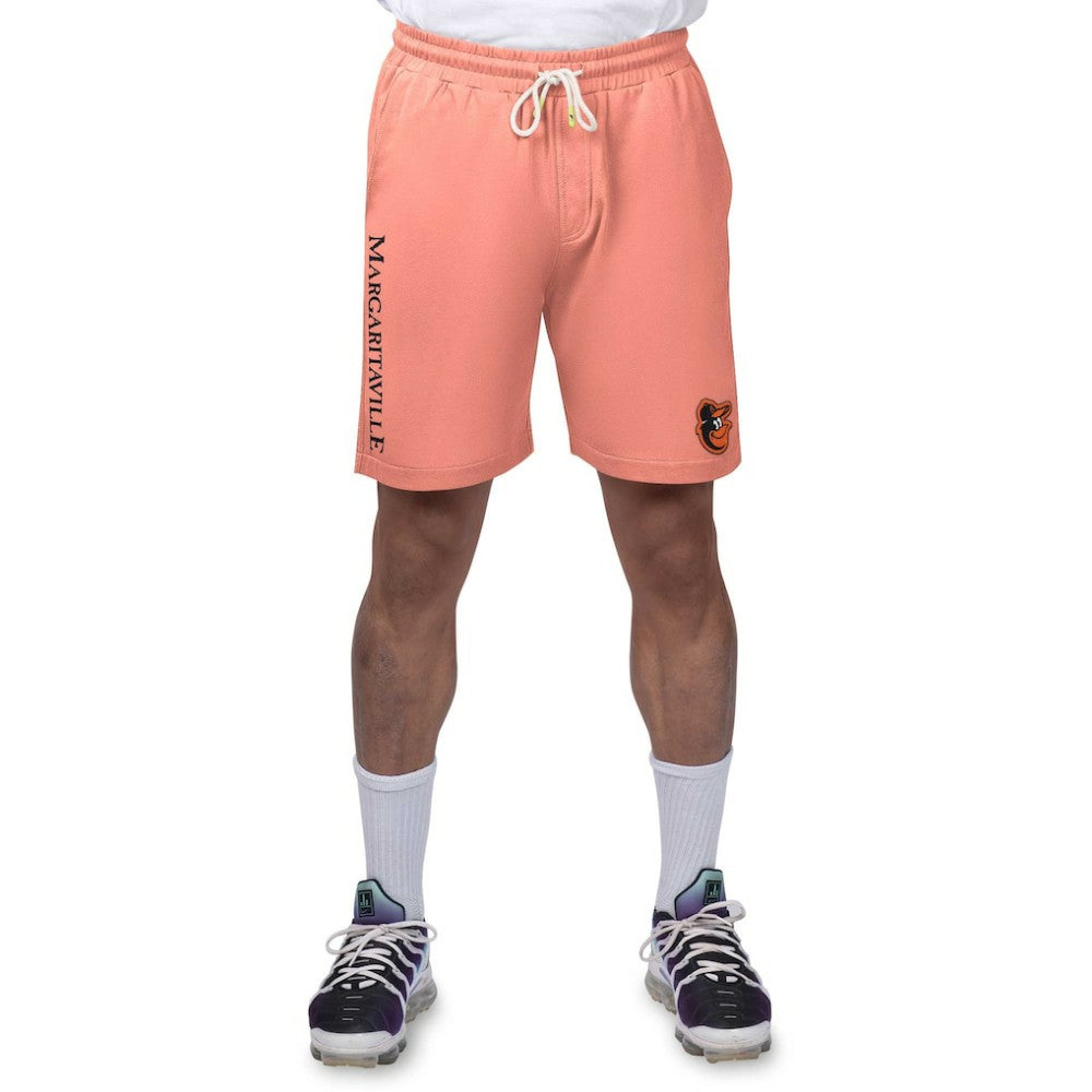 Baltimore Orioles Margaritaville Peached French Terry Shorts - Orange Shorts