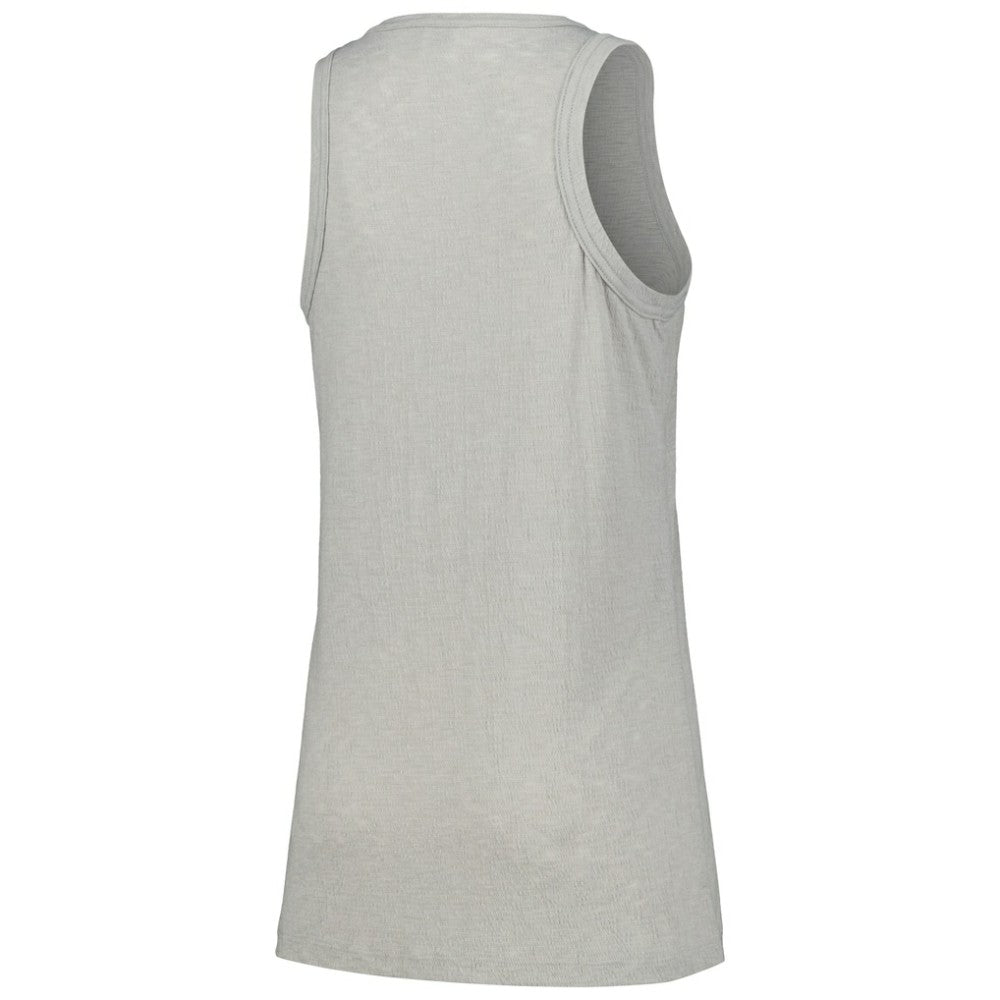 Chicago White Sox Soft as a Grape Women's Gauze High Neck Tank Top - Gray Tanks