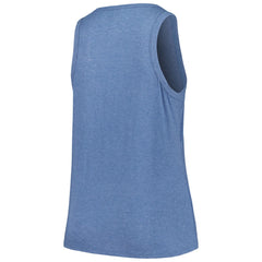 Houston Astros Soft as a Grape Women's Plus Size Curvy High Neck Tri-Blend Tank Top - Navy Tanks