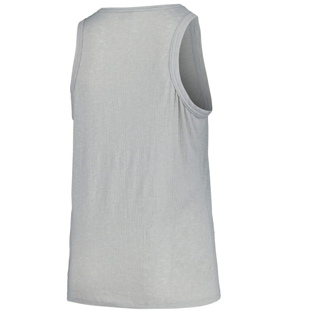 San Francisco Giants Soft as a Grape Women's Plus Size Curvy High Neck Tri-Blend Tank Top - Steel Tanks