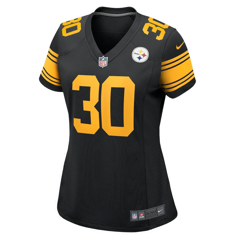 Jaylen Warren Pittsburgh Steelers Women's Alternate Game Jersey Black