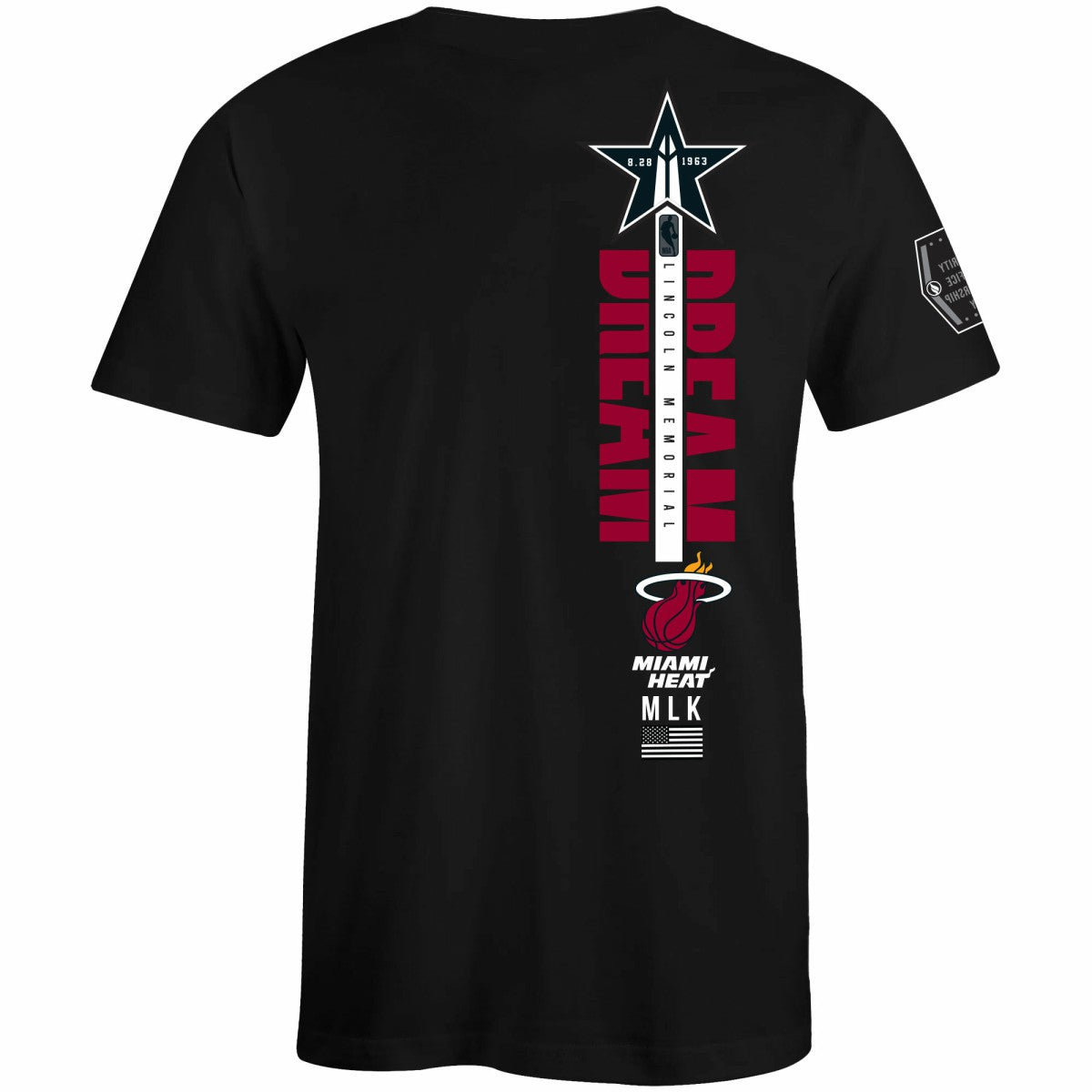 Miami Heat FISLL x Black History Collection Unisex T-Shirt - Black