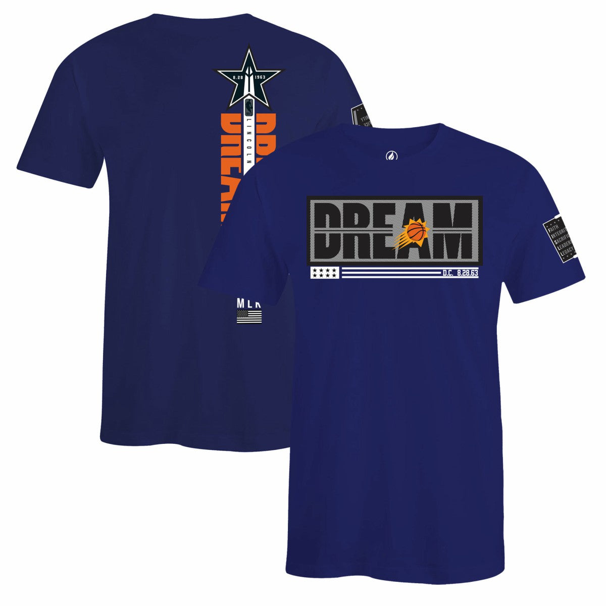 Phoenix Suns FISLL x Black History Collection Unisex T-Shirt - Purple