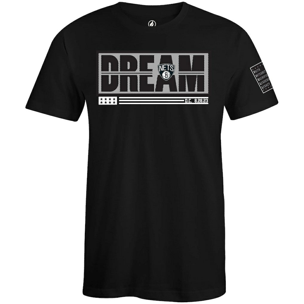 Brooklyn Nets FISLL x Black History Collection Unisex T-Shirt - Black