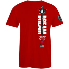 Chicago Bulls FISLL x Black History Collection Unisex T-Shirt - Red