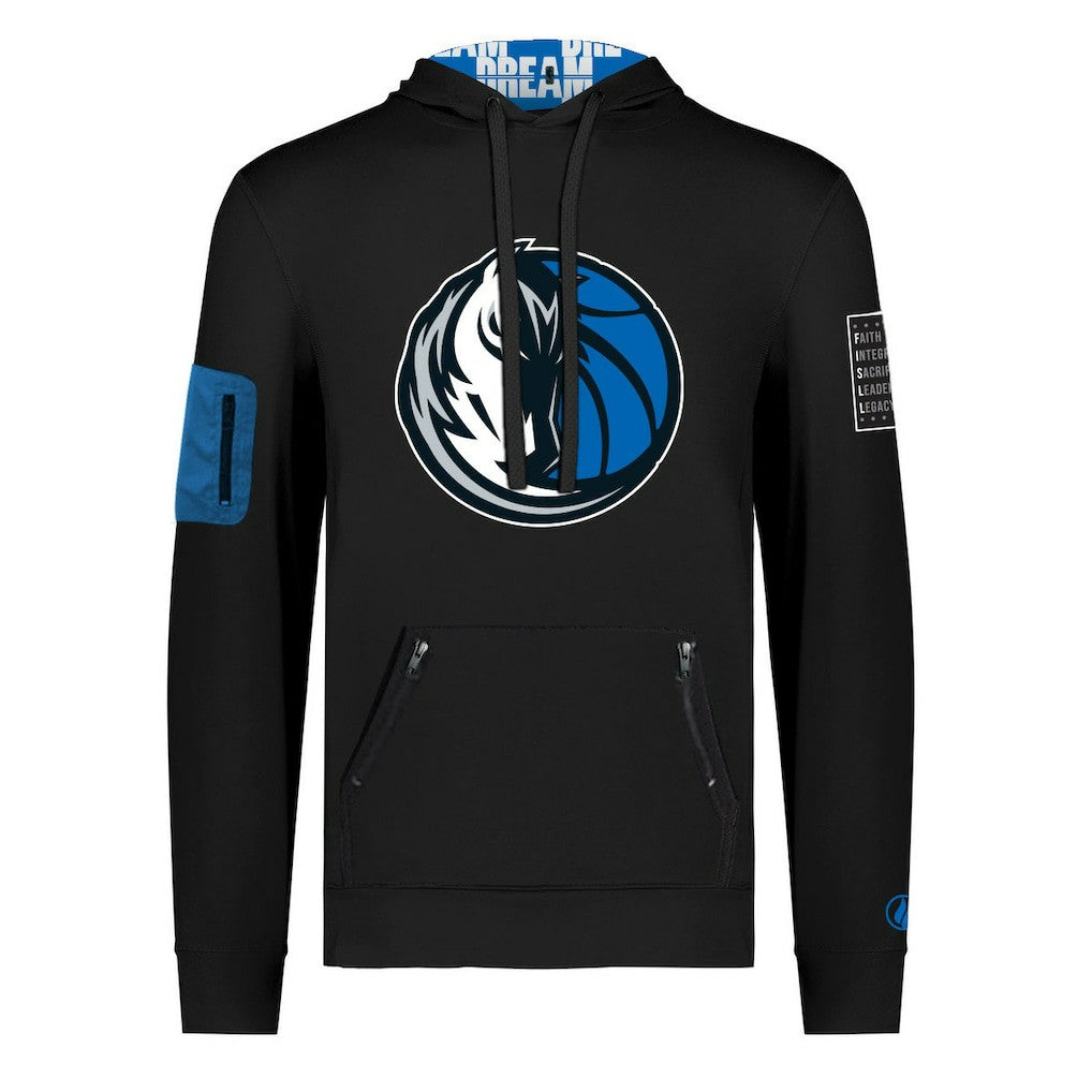 Dallas Mavericks FISLL x Black History Collection Unisex Pullover Hoodie - Black