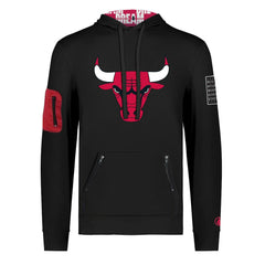 Chicago Bulls FISLL x Black History Collection Unisex Pullover Hoodie - Black