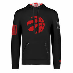 Toronto Raptors FISLL x Black History Collection Unisex Pullover Hoodie - Black