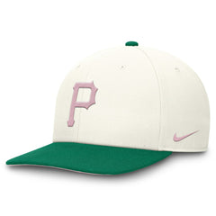 Pittsburgh Pirates Nike Sail Pro Performance Snapback Hat - Cream/Green Hats